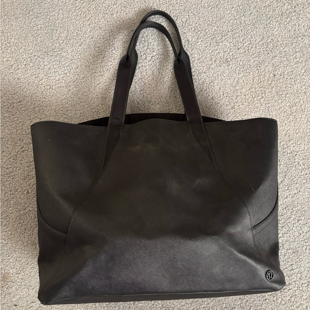 Lululemon Black Tote Bag